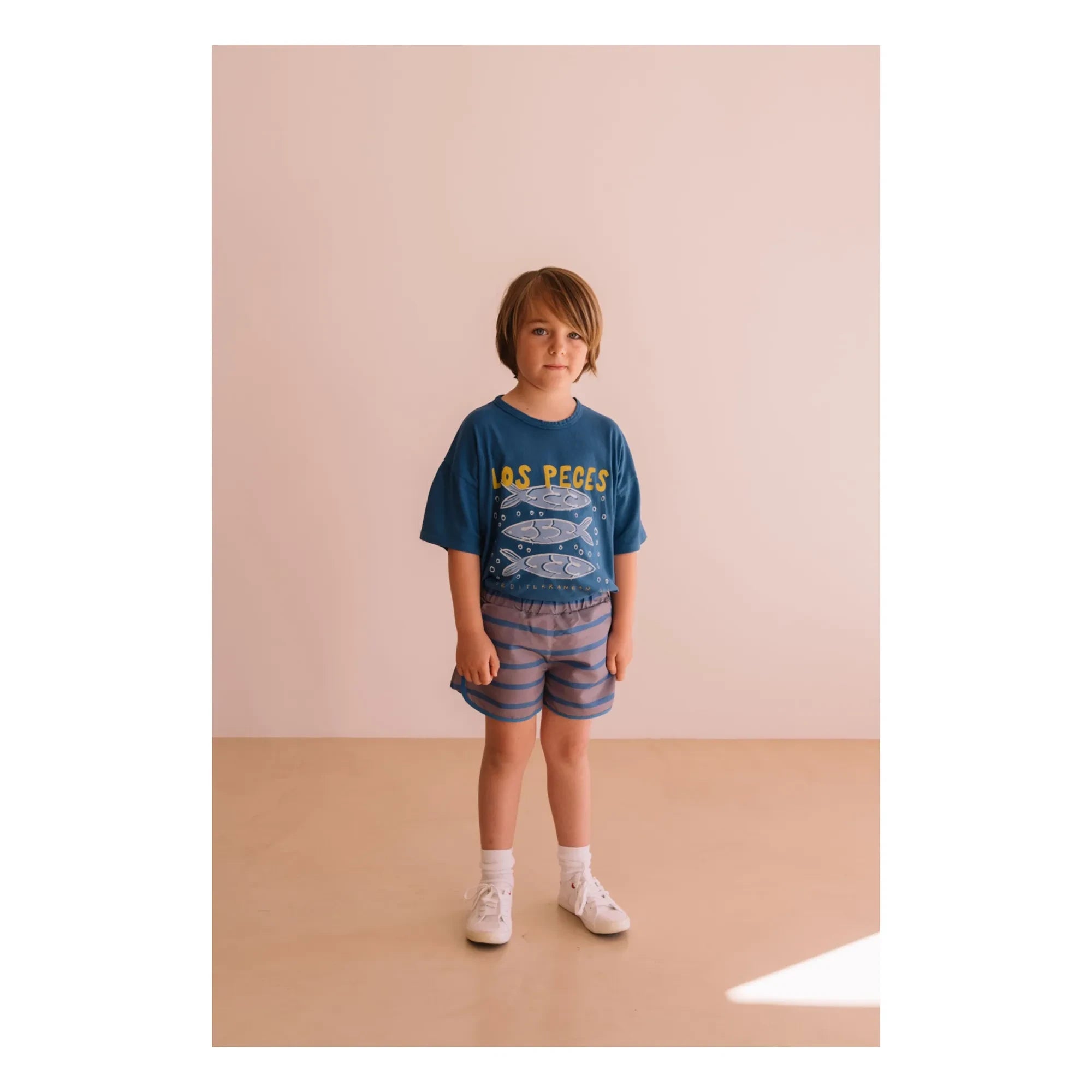 We Are Kids - Dylan Running Club Organic Cotton T-Shirt | Dunkelblau