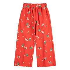 Bobo Choses - Organic Cotton Farm Pants | Red
