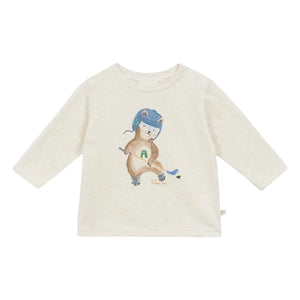 Arsène et Les Pipelettes - Grégoire Organic Cotton T-Shirt | Sand