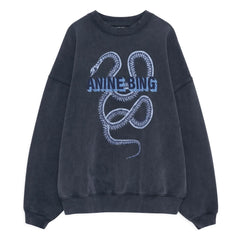 Anine Bing - Harvey Snake sweatshirt | Siyah