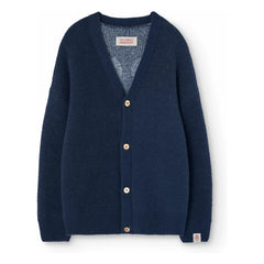 The Animals Observatory - Racoon Hearts Strickjacke | Marineblau