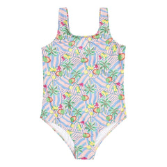Tumble N'Dry - Fortaleza Palm Swimsuit Recycled Fibers | Light Blue