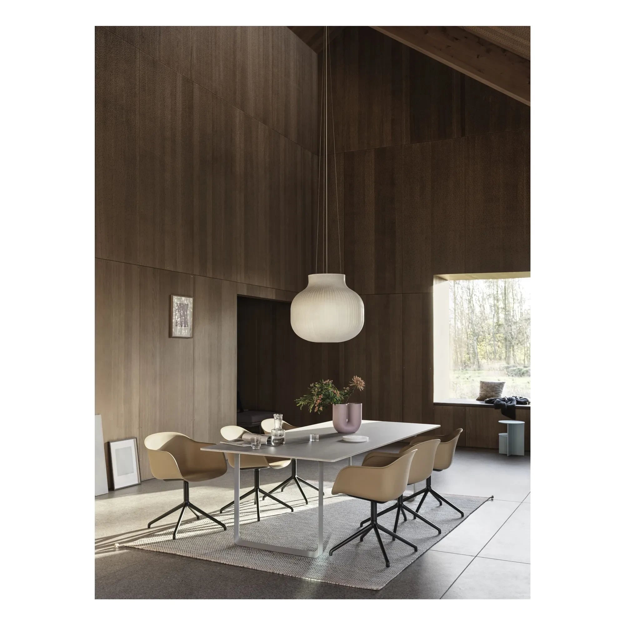 Muuto – Strand Hängeleuchte, geschlossen, Benjamin Hubert | Weiß