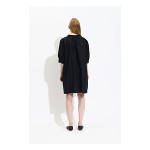 BELLEPIECE - Raffael Cotton Poplin Dress | Black