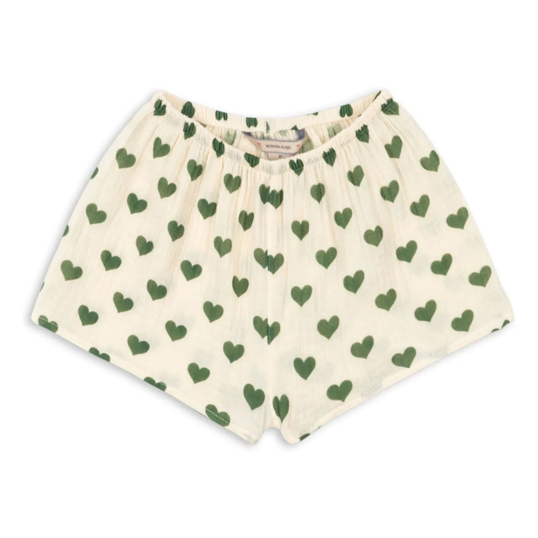 Konges Sløjd - Coco Hearts Bio-Baumwollshorts | Ecru