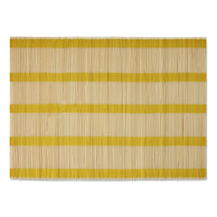 HKliving - Bamboo Placemat | Lemon Yellow