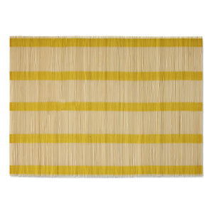 HKliving - Bamboo Placemat | Lemon Yellow