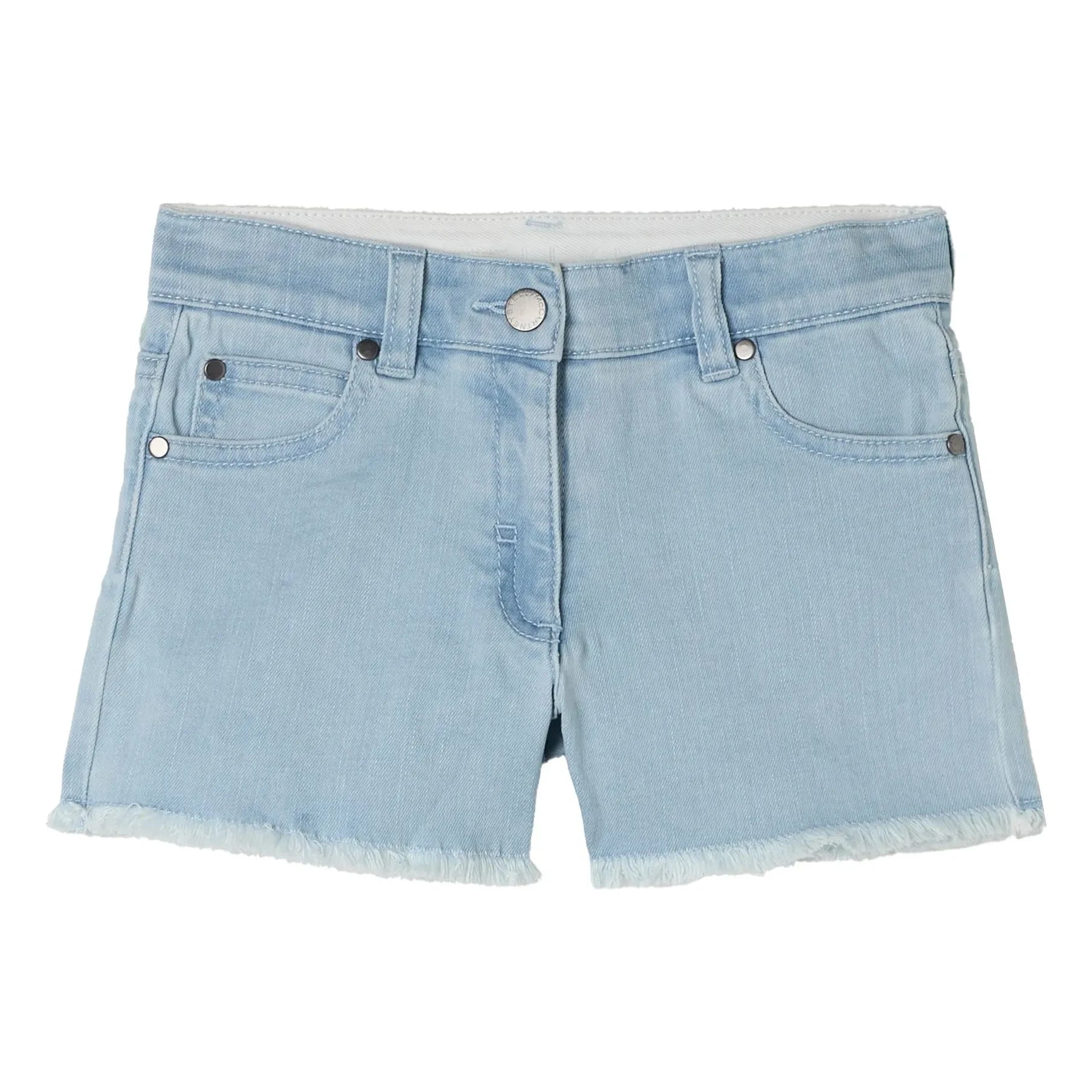 Stella McCartney Kids - Organic Cotton Denim Shorts | Light Blue