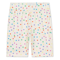Repose AMS - Polka dot cycling shorts made from recycled fibers | Off-white