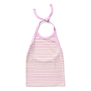 Soor Ploom - Tie Vagues Top Bio-Baumwolle | Rosa