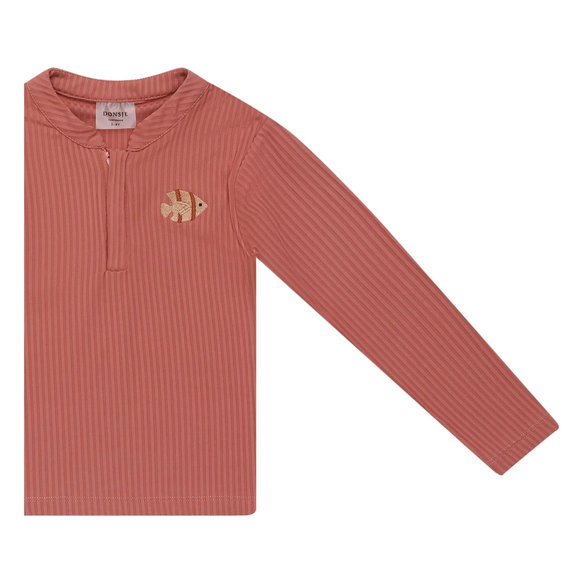 Donsje - Harvie Fish UV-Protected T-Shirt | Terracotta Red