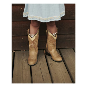 Copenhagen Colors - Cowboy Çizmeleri Dove Süet - Copenhagen Colors X Bootstock | Bej