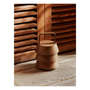 Ferm Living - Luver Tragbare Lampe | Braun