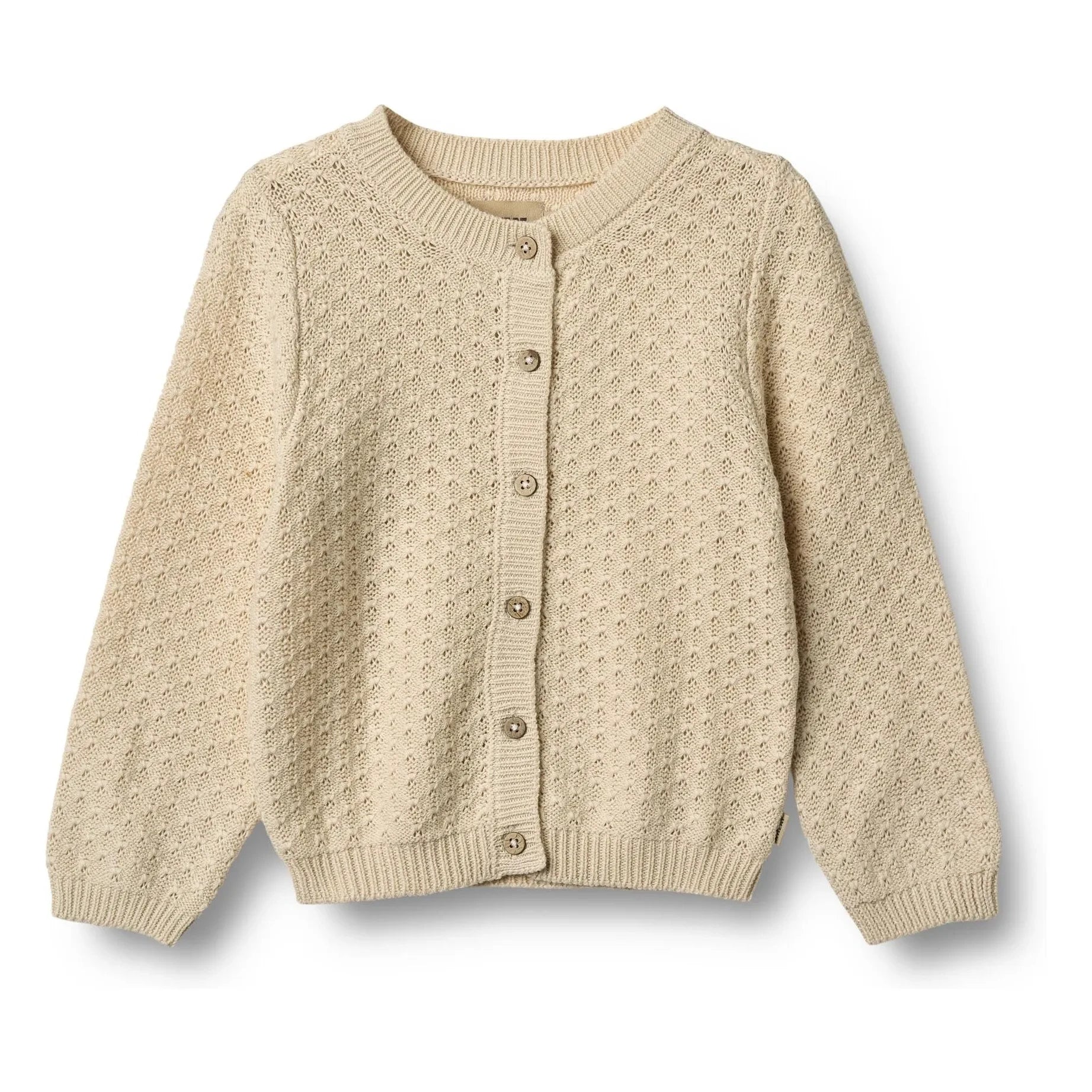 Wheat - Magnella Bio-Baumwollstrickjacke | Beige