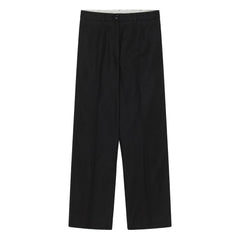 Pomandère – Baumwoll- und Leinenhose | Schwarz