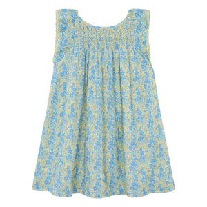 Bonton - Nena Fleurie Elbise | Mavi