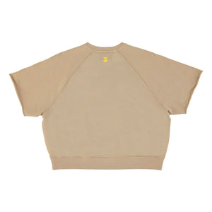 Sisters Department - Violette Organik pamuklu kısa kollu sweatshirt | Kahverengi