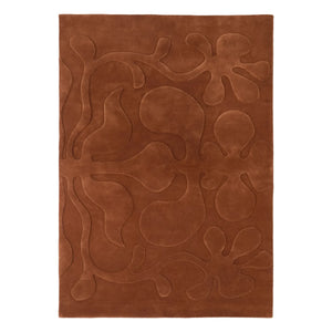 Nanimarquina - Kök boyalı yün halı, Lucia Eames | Terracotta