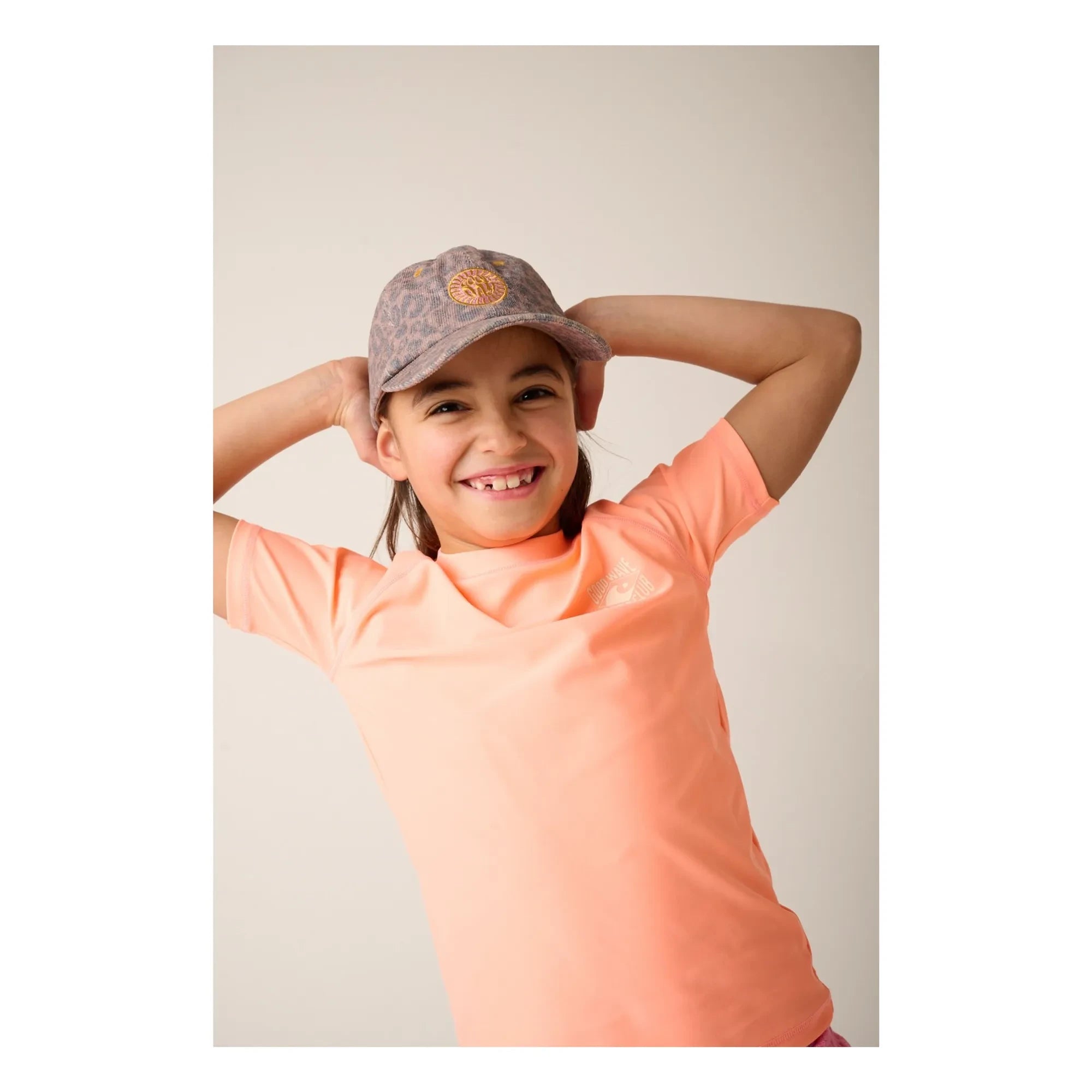 Tumble N'Dry – Piaui Badeshirt aus recycelten Fasern mit UV-Schutz | Orange