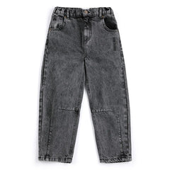 Bobo Choses - Gewaschene Jeans aus Bio-Baumwolle | Schwarz