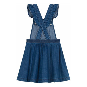 Petit Bateau - Organic Cotton Denim Overalls | Denim Blue