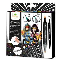 Sycomore - 10 alcohol-based markers + 1 fine marker