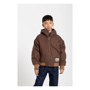 Hundred Pieces - Matt Hooded Jacket | Brown