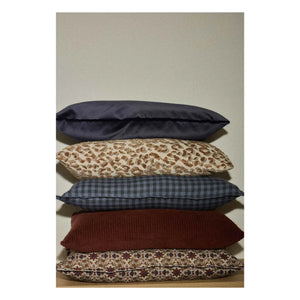 Gabrielle Paris - Taormina Washed Linen Pillowcase | Vichy Marine