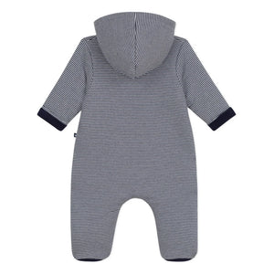 Petit Bateau - Çizgili Organik Pamuk Pilot | Gece mavisi