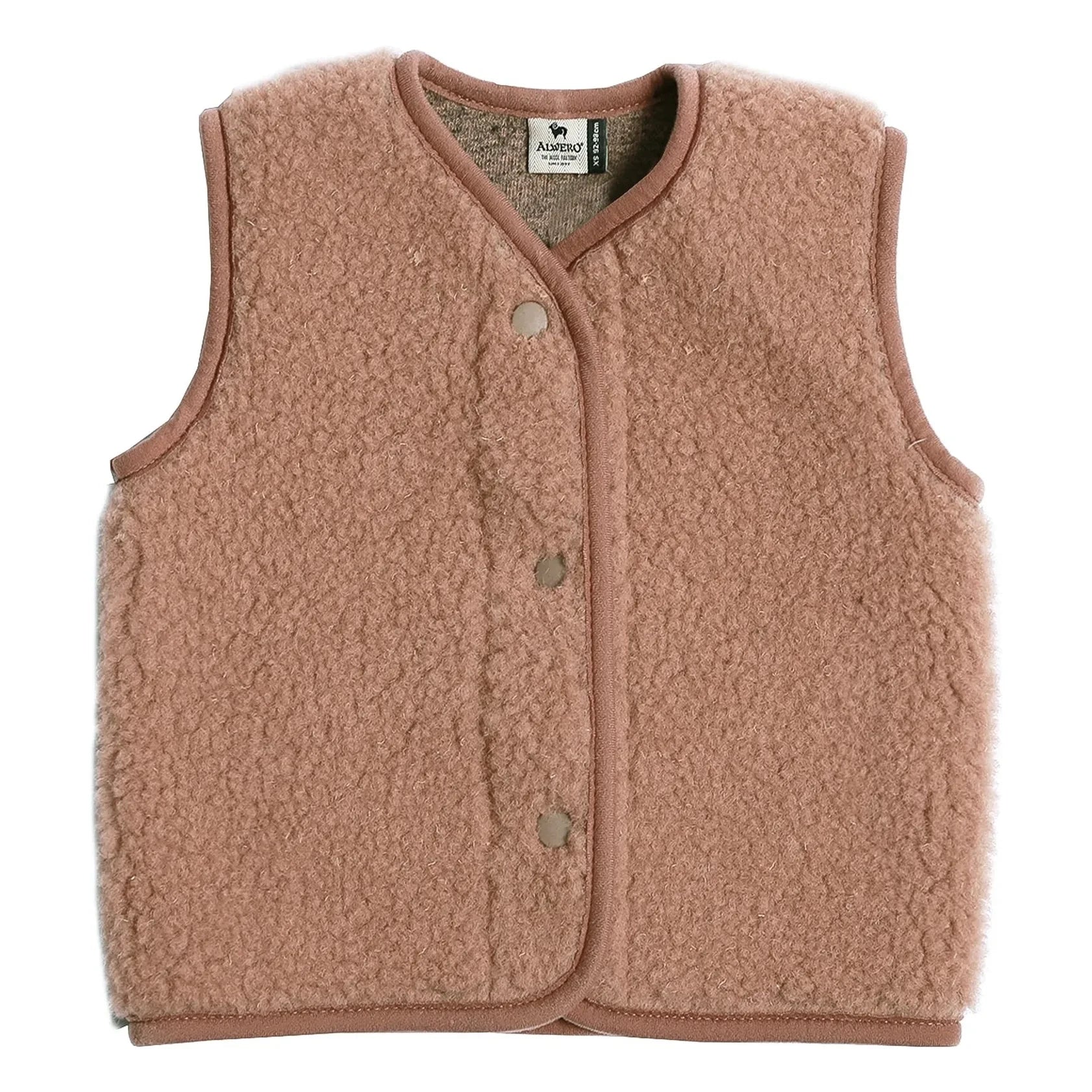 Alwero - Tyb Lightweight Baby Sleeveless Vest | Powder Pink