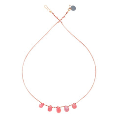 Ivarene - 5 Damlalı Kolye | Rhodochrosite