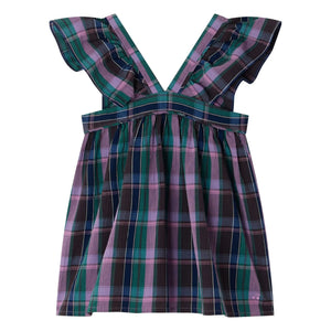 Bonpoint - Elea Carreaux organic cotton blouse | Purple