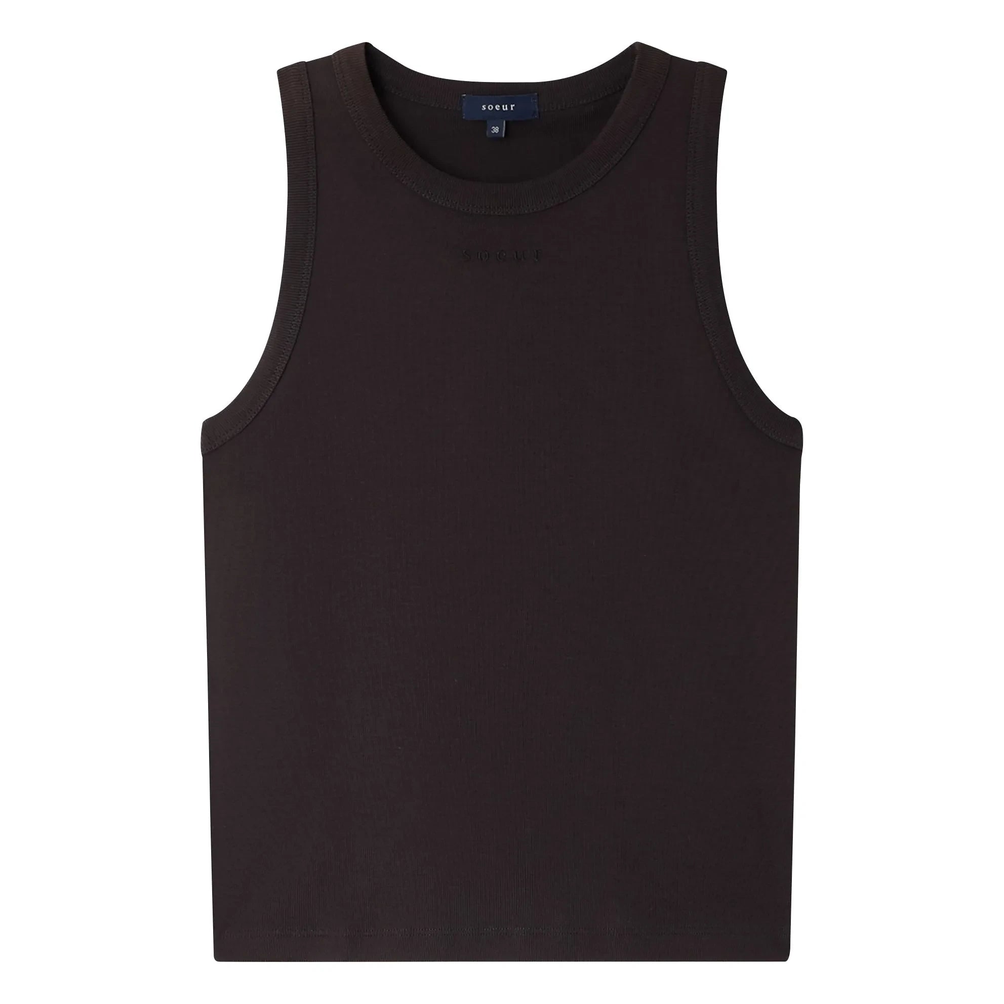 Soeur - Dolly Tanktop aus Bio-Baumwolle | Carbon