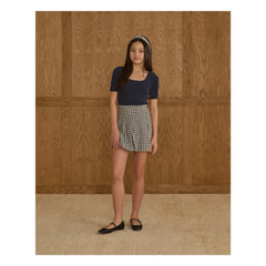 Rylee + Cru - Scallop T-shirt | Lacivert
