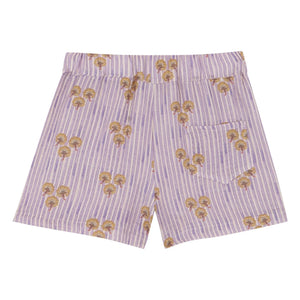 birinit - Cinca Gestreifte Bio-Baumwollshorts | Mauve