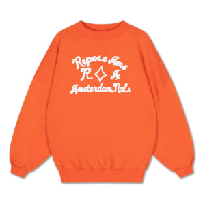 Repose AMS - Organic Cotton Crewneck | Turuncu