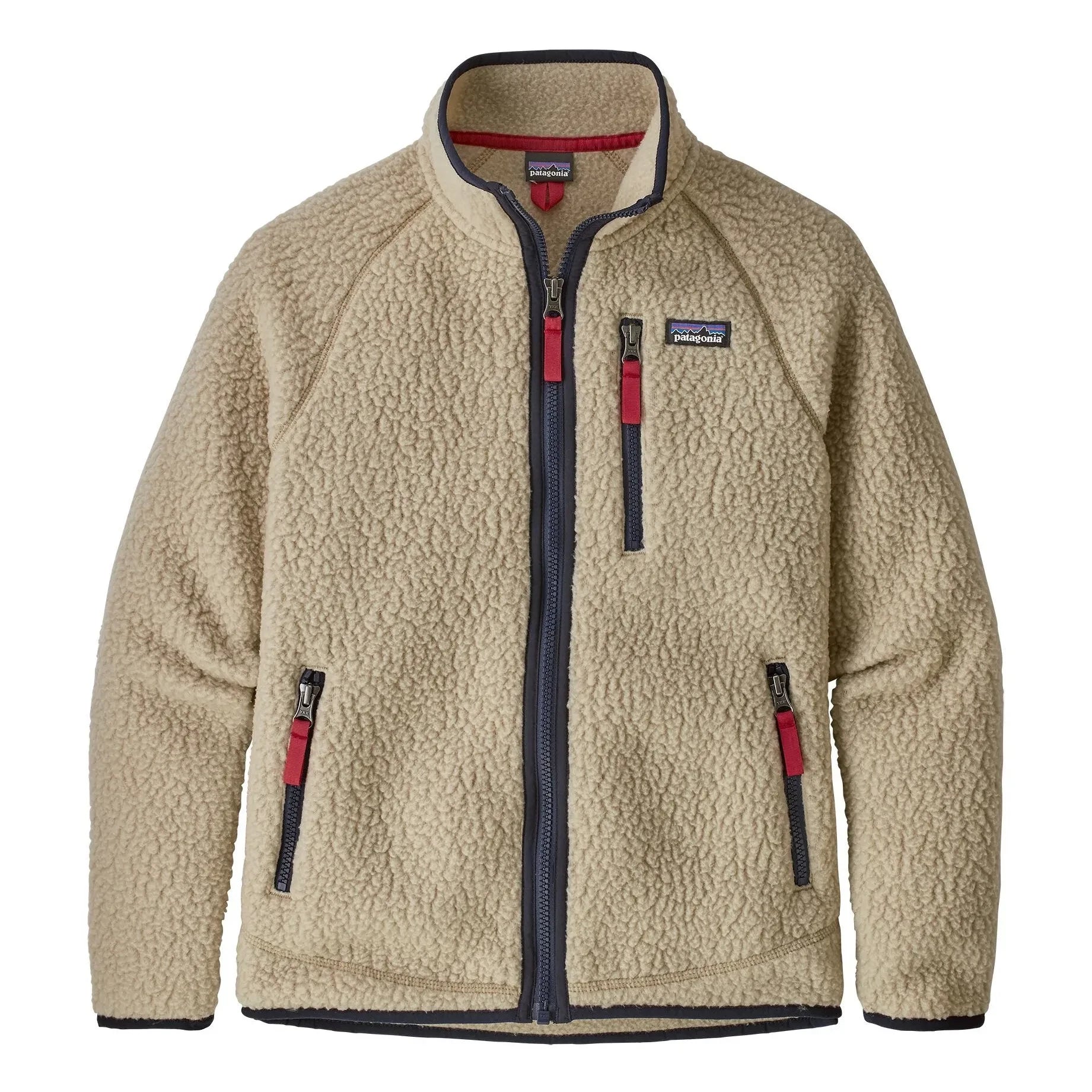 Patagonia – Faux Fur Fleecejacke | Ecru