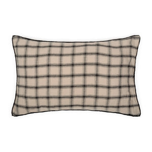 Le Monde Sauvage - Highlands Gewaschener Leinenkissenbezug | Beige Rosa