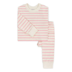 Sleepy Doe - Organic cotton striped pajamas | Pink