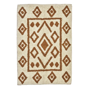 Madame Stoltz - Quilted cotton bath mat | Red