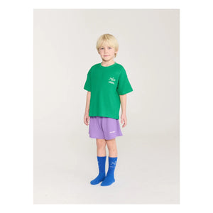 Bobo Choses - Krokodil-T-Shirt und Shorts aus Bio-Baumwolle | Grün
