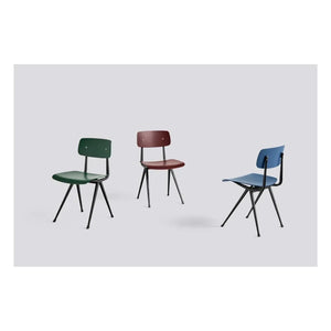 Hay - Result Renkli Meşe Sandalye - Friso Kramer & Wim Rietveld Yeniden Baskı | Bordo