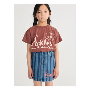 Bobo Choses - The Dog Pickles Organik pamuklu T-shirt | Kahverengi