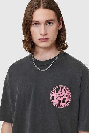 AllSaints DISTORTION Pamuklu Tişört