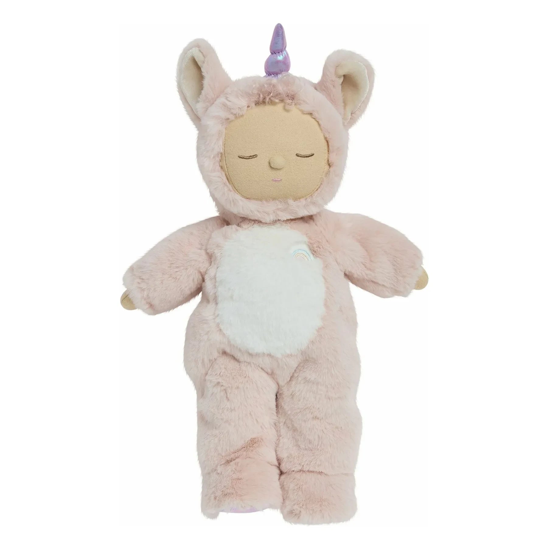 Olli Ella - Cozy Dinkum Unicorn Oyuncak Bebek | Pembe