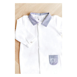 Tartine et Chocolat - Foliage Sleepwear Pajamas | White