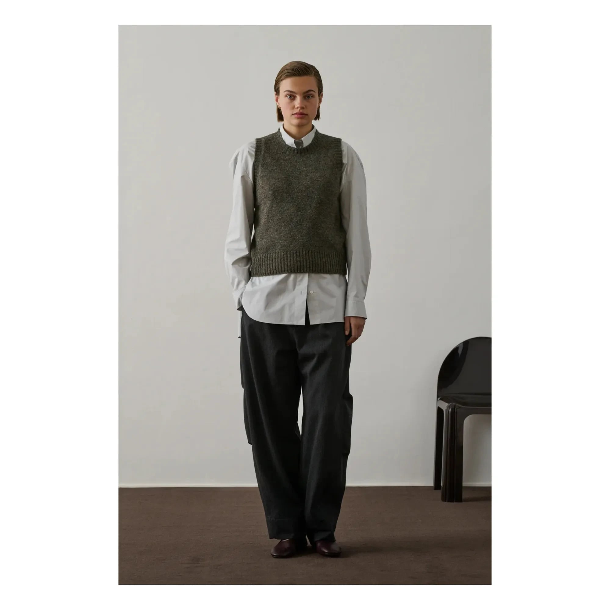 Soeur – Namaste Ärmelloser Pullover | Grau meliert