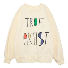 True Artist - Sweat N°11 Organic Cotton | Pale Yellow
