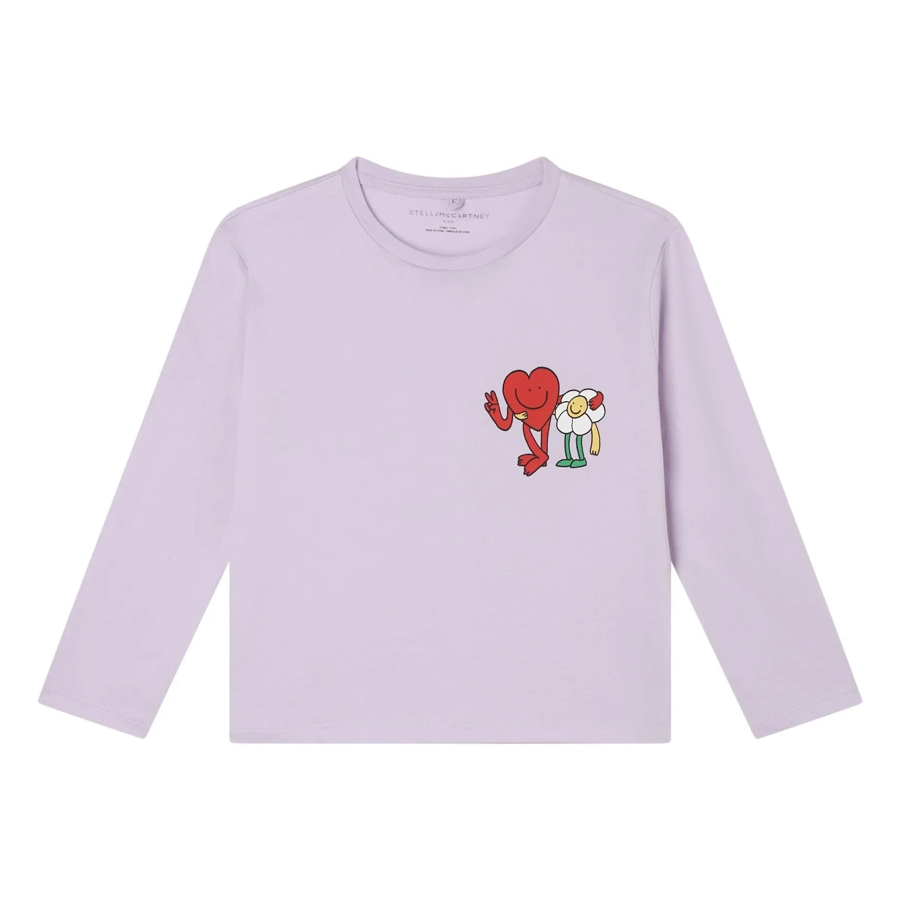 Stella McCartney Kids - Kalp Tişört | Lila