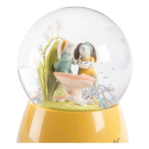 Moulin Roty - Musical snow globe - Trois petits lapins
